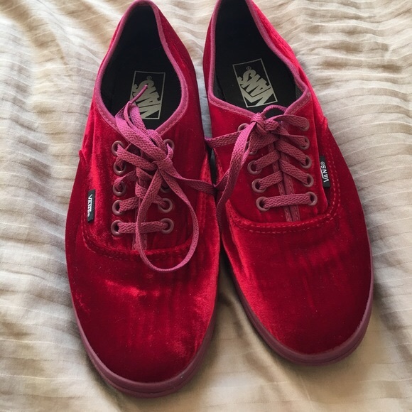 red velvet vans